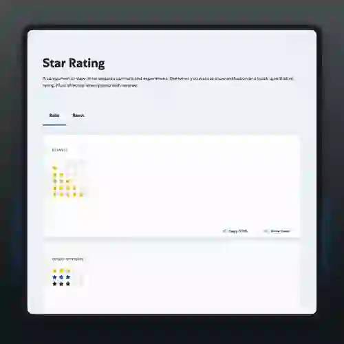 Star Rating Component