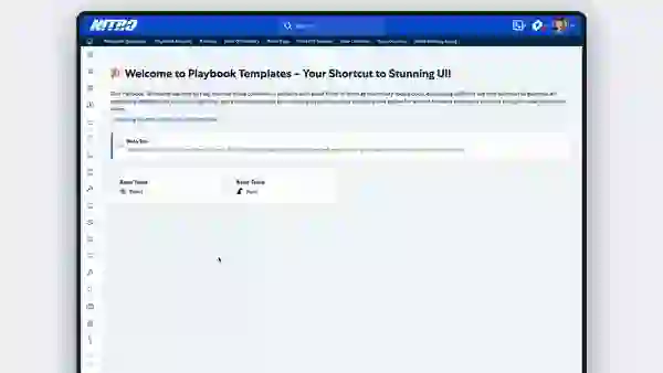Playbook Templates